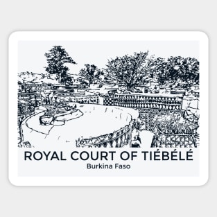 Royal Court of Tiébélé - Burkina Faso Sticker
